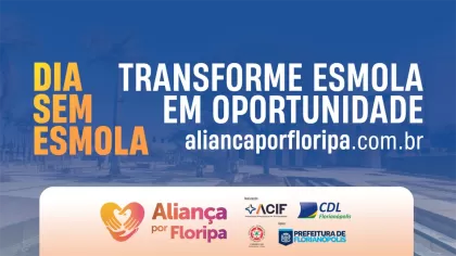 Florianópolis cria o “Dia sem Esmola” e propõe nova forma de ajudar população em situação de rua